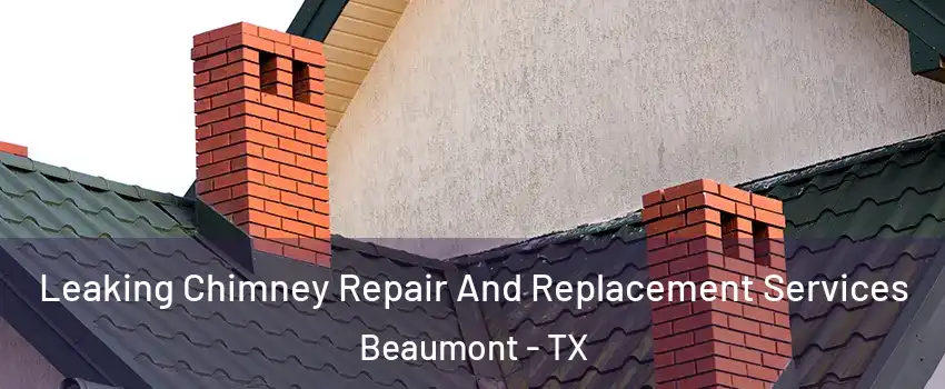  Leaking Chimney Repair And Replacement Services Beaumont - TX